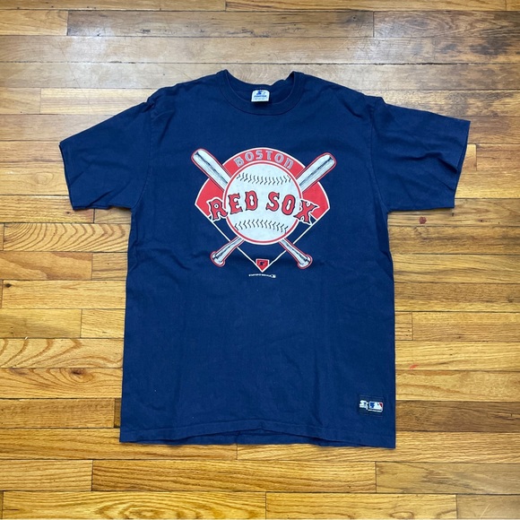 Vintage 1989 Starter MLB Boston Red Sox Single Stitch T Shirt Size XL Used - Picture 1 of 5